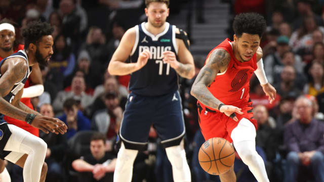 Luka Doncic, Dallas Mavericks, Portland Trail Blazers